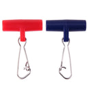 50x Geflechtschnur-Schnappverschluss-Set, robust, stark, Senkergleiter mit hochfesten Edelstahl-Schnappverschlüssen, Angeln D0LB