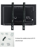 2019 new DL-A10M-66 23"-65" stainless steel LCD TV stand mounts bracket in Partition wall 360 rotate height adjust 66cm 82cm70cm