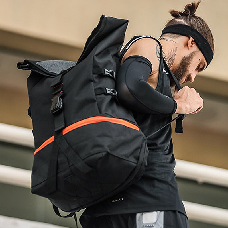 inrnn Outdoor Basketball Sports Backpack for Teenager Large Capacity Men Laptop Backpack Fashion Travel Backpacks Male Mochila