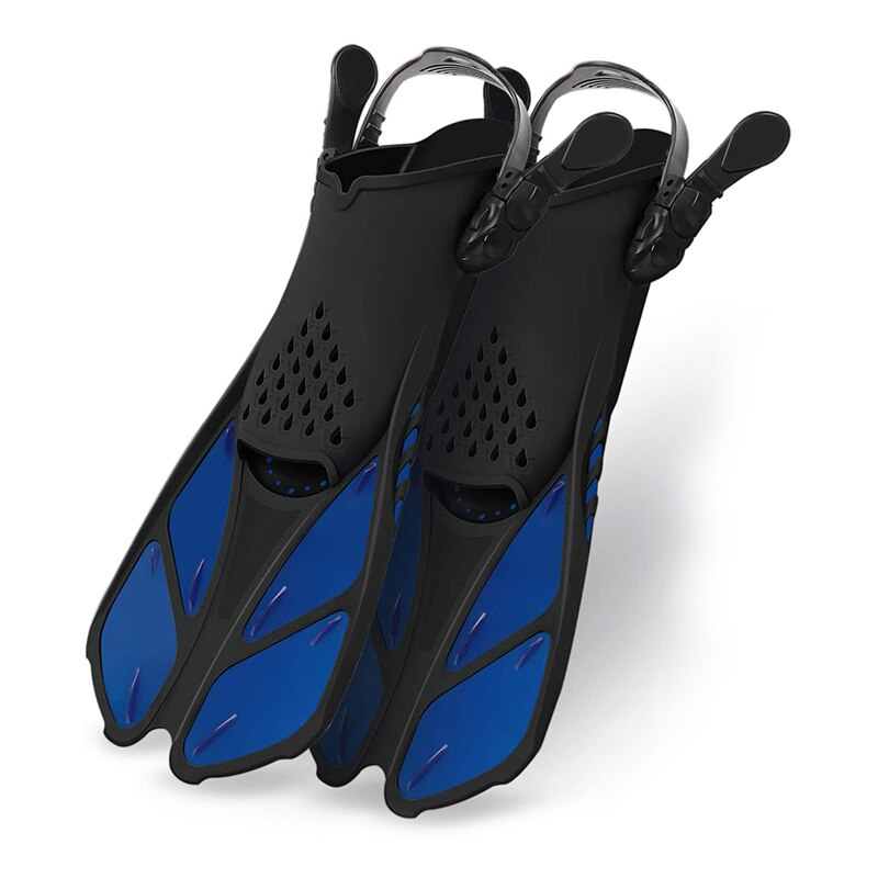 Professional Snorkeling Foot Diving Fins Adjustable Adult kids Swimming Comfort Fins Flippers Swimming Equipment