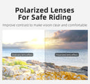 ROCKBROS Cycling Polarized glasses Bike Sunglasses Outdoor Sports Sunglasses MTB PC Goggles Eyewear 5/3 Lens Bicycle Accessory