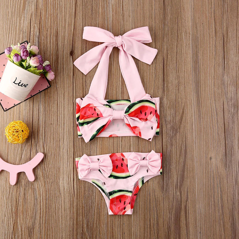 Citgeett Summer Kids Girls Watermelon Swimwear Swimsuit Bikini Bathing Suit Swimming Beachwear Cute Set