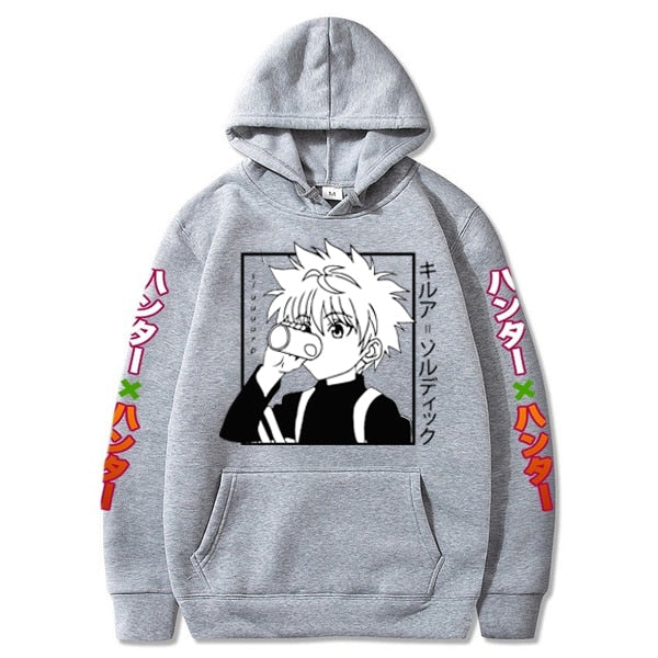 2021 Hot Anime Hunter X Hunter Hoodies Men/women Fashion Hip Hop Harajuku New High Quality killua eyes Hoodies and Sweatshirt