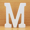 8 CM Letras Decorativas Grandes White Wooden Letters Home Decor Wedding Decoration DIY Personalised Name Design Free Standing