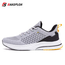 Baasploa 2022 Neue Herren Strick-Freizeitschuhe Atmungsaktive Trendige Sneaker Original Leichte Stoßdämpfende Herren Tennisschuhe