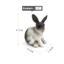 Hot Easter Rabbit Wolf Deer Lion Fox Meerkat Squirrel Figurine Home Decor Miniature Fairy Garden Decoration Accessories Modern