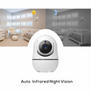 Neues 5-Zoll Video Babyphone mit Kamera und Audio, 4-fach Zoom, 22 Std. Akku, 300m Reichweite, 2-Wege-Audio, Temperatursensor, Schlaflied