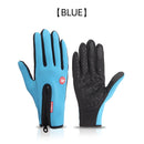 Winter Warme Fahrradhandschuhe Fitness Hochwertig Männer Frauen Winddichte Fahrrad Motorrad Angelhandschuhe Volle Finger Touchscreen Ski
