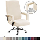 Elastischer Bürostuhlbezug Modern Schmutzabweisend Chefsessel Gaming-Stuhl Rotierender Sesselbezug Verdickte Armlehnenhusse