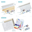 Gatyztory DIY Oil Painting Abstract woman Handpainted Christmas Crafts for Adults paint by number canvas painting kits Picture H