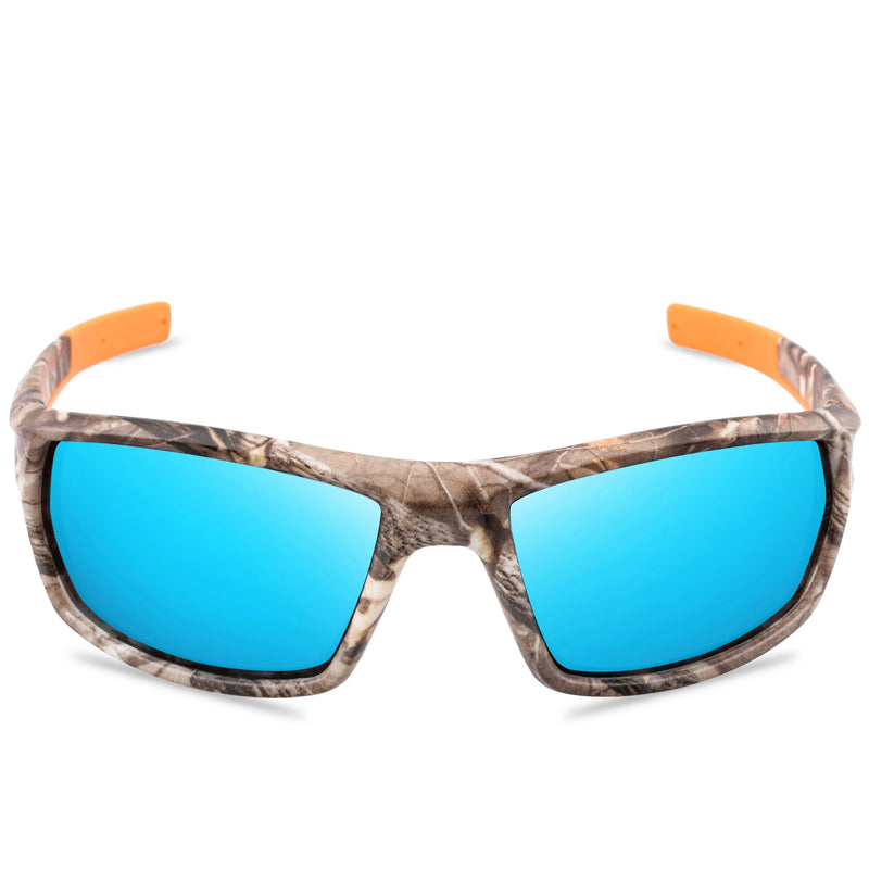 2020 Sunglasses Men Camouflage Sports Polarized Men Square Thick Frame Outdoor High-end Sun Glasses For Men