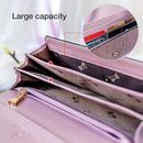 FOXER Women Split Leather Long Wallet Best Gift Female Clutch Bag Credit Card Holder Lady Luxury Coin Purse Fashion Evening Bags