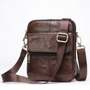 WESTAL Men's Leather Shoulder Bag Small Men's Genuine Leather Bag Man Mini Designer Bags Messenger Crossbody Bags Handbags 7350