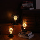 Wine Glass Bottle LED Night Light Iron Hollow Out Night Lamp for Cafe Hotel Balcony Home Decoration Table Lamp