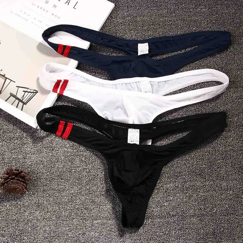 New Men's Underwear T-Back G-String Briefs Sexy Breathable Fashion Thong Lingerie