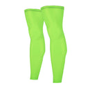 One Pair Anti UV Cycling Legwarmers Compression Bike Sports Leggings Running Hiking Basketball Soccer Leg Sleeves Sports Safety