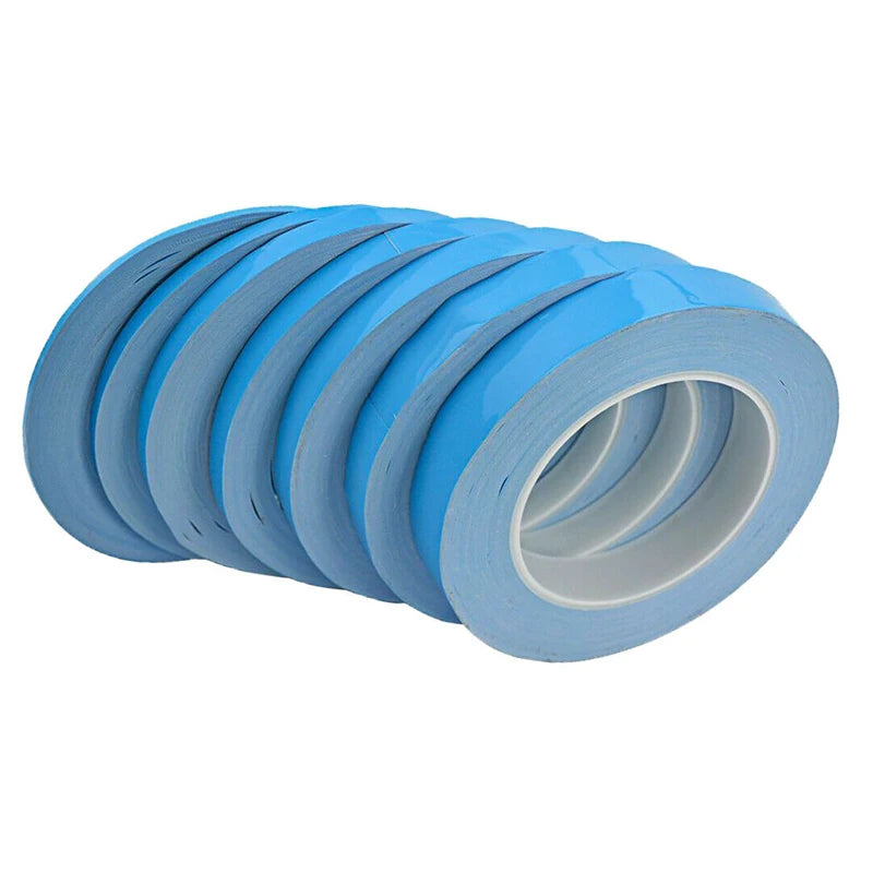 8/10/12/20mm High Quality Double-sided Heat-adhesive Tape Ultra-thin Film For LED CPU GPU Heatsink High Thermal Conductivity New