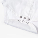 Newborn Boy Summer Baby Clothes Cotton Kids Birthday Dress White Infant Outfit Hat + Romper + Overall + Shoes + Socks 5 PCS 18M