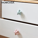 IHOMCASA Keramikknauf Herz Seestern Muschel Kinderzimmer Möbelgriffe Küchenschrank Kleiderschrank Bücherregal Schubladengriff
