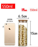 Birthday Candle Making DIY Jars Borosilicate Glass Seal Pot Canister Tea Pot Snacks Bottle Candy Storage Candle Jar Photophore