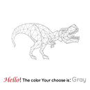 Geometric Tyrannosaurus Wall Stickers Dinosaur Wall Decals For Baby Room Decor Wall Art Bedroom Gift For Kids Room Decor
