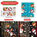 Christmas Window Stickers Merry Christmas Decorations For Home 2024 Christmas Wall Sticker Kids Wall Decals Happy New Year 2025