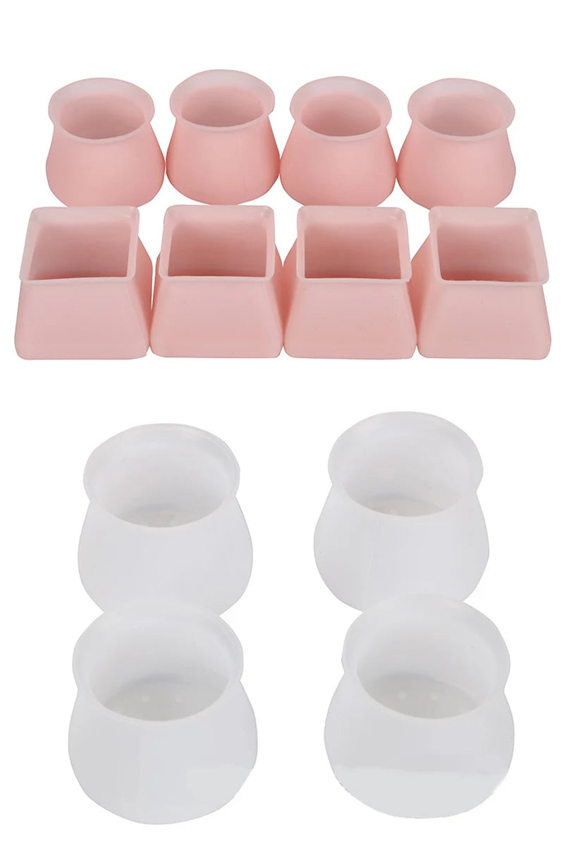 4/8/16pcs Table Chair Legs Silicone Caps Funiture Feets Protector Covers Non-slip Table Leg Caps Foot Protection Bottom Covers