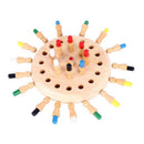 children Kids Memory Match Stick Chess Wooden Chess Checkers Board Game Family Party Game Puzzle Baby Educational Toys