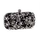 Women's Evening Clutch Bag Party Purse Luxury Wedding Clutches For Bridal Exquisite Crystal Ladies Handbag Apricot Silver Wallet