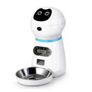 3,5L Automatischer Futterspender für Haustiere mit Timer, Edelstahlschale, automatisches Füttern für Hunde und Katzen, Haustierbedarf