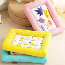 Summer Sleeping Mat Dog Beds Cooling Pad Washable Cushion Puppies Cat Accessories Sofa Supplies For Small Medium Large Pet Produ