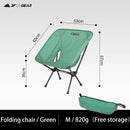 3F UL GEAR  Outdoor folding Aluminum chair leisure Portable Ultralight Camping Fishing Picnic Chair Beach Chair Seat