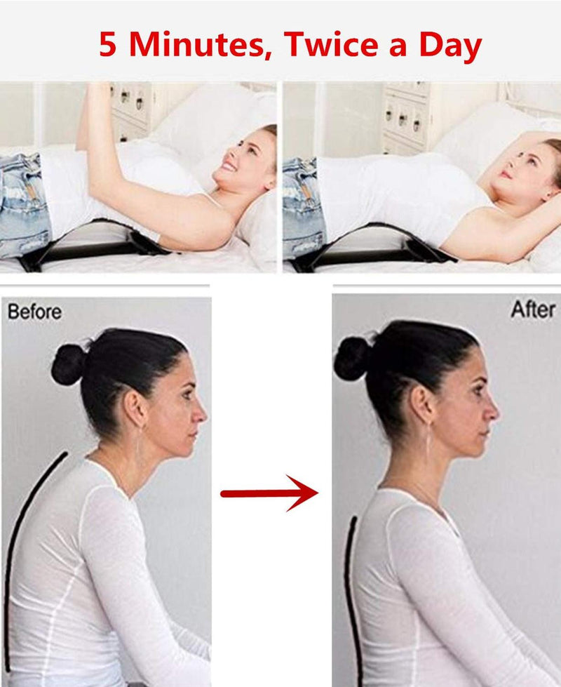 Back Massager Lumbar Support Stretcher Trigger Point Multi-Level Back Stretching Device  Back Pain Muscle Relief