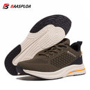 Baasploa 2022 Neue Herren Strick-Freizeitschuhe Atmungsaktive Trendige Sneaker Original Leichte Stoßdämpfende Herren Tennisschuhe