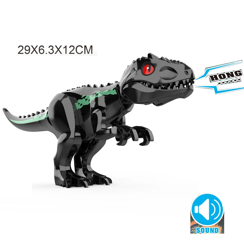 Brutal Raptor Building Jurassic Blocks World 2 MINI Dinosaur Figures Bricks Dino Toys For Children Dinosaurios Christmas