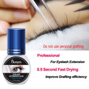Wimpernkleber für Wimpernverlängerungen 5ml 0,5 Sekunden schnell trocknend langanhaltend nicht reizend professioneller schwarzer Falsche-Wimpern-Kleber