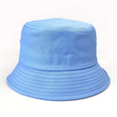 Children Cotton Bucket Hats Girl Summer Sunscreen Panama Hat Boy Pure Color Sunbonnet Fedoras Outdoor Fisherman Hat Beach Cap