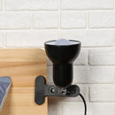 360 Degrees Rotating Clip Light Base Turtle Reptile Basking Clamp Lamp Holder With On Off Switch Bedside Light Base