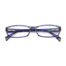 Henotin Reading Glasses Spring Hinges Men and Women Small Square Ultra Clear Lenses Reader Eyeglasses