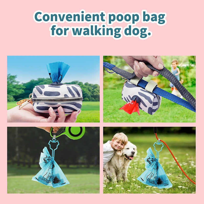 Benepaw Biodegradable Dog Poop Bags Hand Free Clip Eco-friendly Leak-Proof Strong Pet Waste Bag Easy to Tear 120/270 Pieces