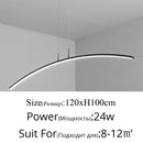 Remote control Modern LED Pendant Lights For study Kitchen Dining Living Room Cord Hanging Lustre Indoor Lamps Input AC90-260V