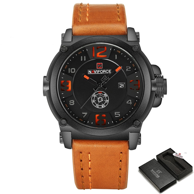 Top Brand Luxury NAVIFORCE Men Sports Watches Men&