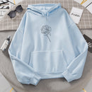 Plus Samt-Sweatshirts Damen Weiß Damen-Kleid mit Kapuze Hoodies Damen Langarm Casual Kapuzenpullover Oversized Pullover Tops