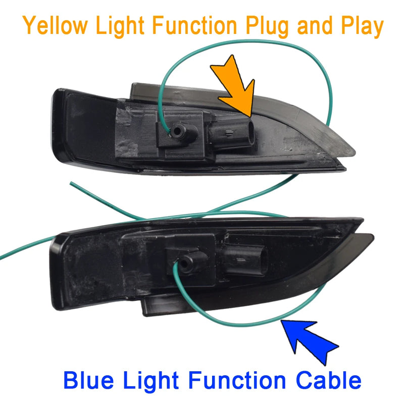 For Toyota Corolla Camry Prius Vios Yaris Venza Avalon Altis LED Dynamic Turn Signal Light Sequential Side Mirror Indicator