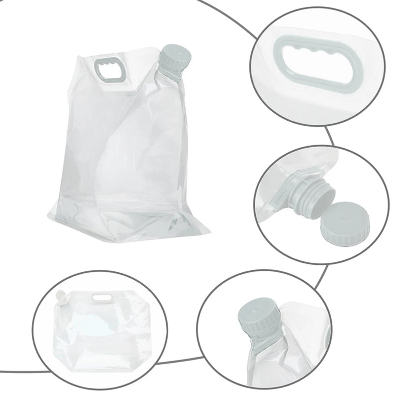 5/10/15L Camping Water Bag Container Portable Foldable Outdoor Hiking Soft Flask Sport Bottle Waterbag Storage Pack