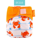 HappyFlute OS Cloth Diapers Reusbale & Washable Night AIO Baby Nappy Waterproof cloth nappy fit 0-2 years 3-15kg baby