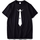 Chef T shirt Fake Suit Cook Printed Tees Cotton Funny Summer Top High Quality Loose O-neck T-shirt EU Size