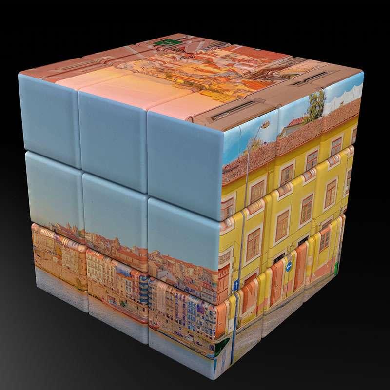 New Design 3x3x3 Cubo Magico collection without hole UV print custom Magic Cube Professional collect Neo Puzzle Educational Toys