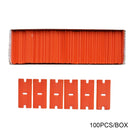 CNGZSY 100PCS Carbon Steel Razor Blades 1.5" Single Edged Tip For Automotive Glue Scraper Ceramic Oven Glass Clean Shovel