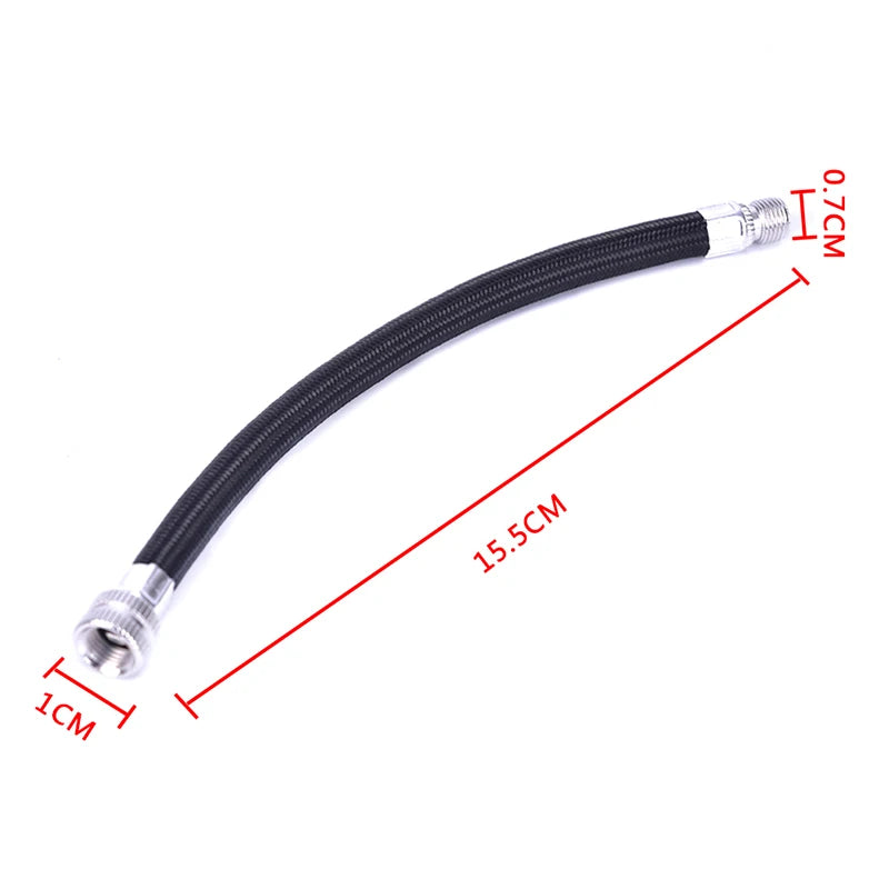 1PC Universal Bicycle Pump Extension Hose Inflator Tube Pipe Cord Cycling Pumping Service Parts Bike Accessaries